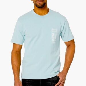 The Kooples Men's Short Sleeved Cotton Concert T-Shirt with Contrast Logo - NWT!